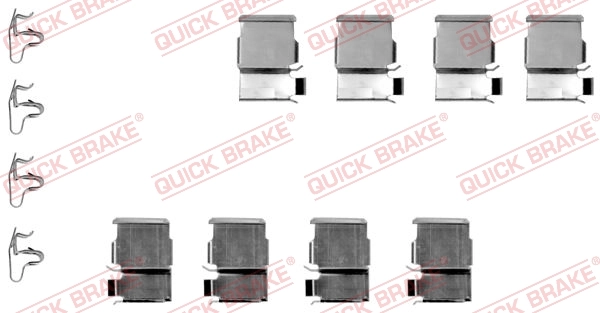 Accessory Kit, disc brake pad